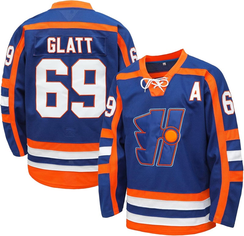 Atonmore #69 Glatt Halifax Highlanders Ice Hockey Jersey,Doug The Thug Stitched Movie for Men and Women Sweatshirt - Image 1